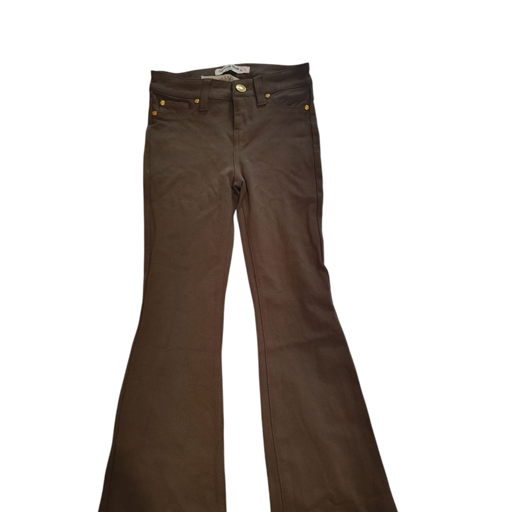 Brown Flared Pants